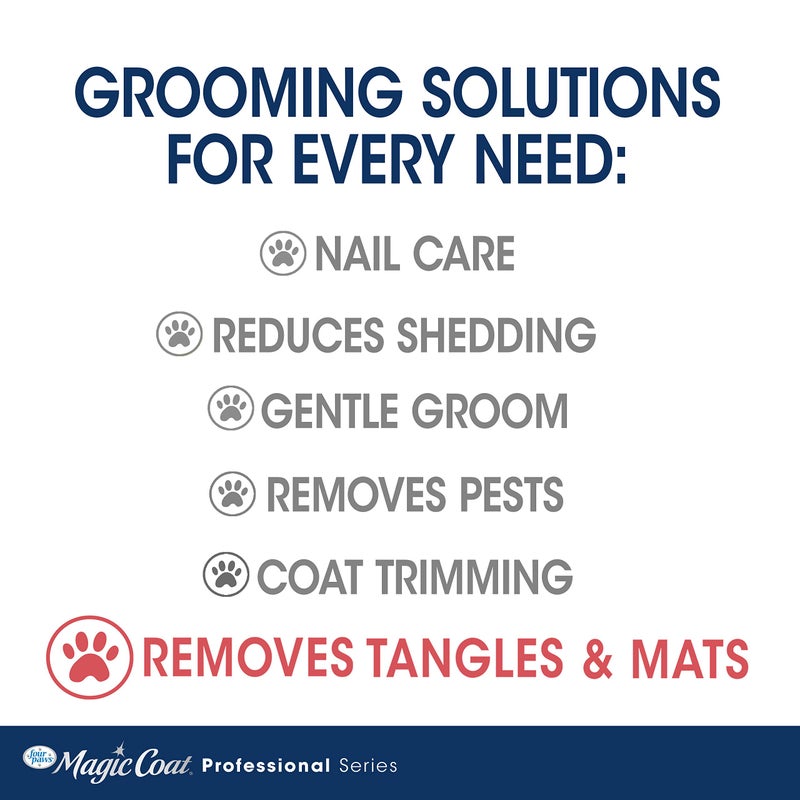 Four Paws Magic Coat Professional Series Grooming Dematting Comb for Dogs, 1 Count - Image 4